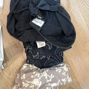 Black Eyelet nursing cover